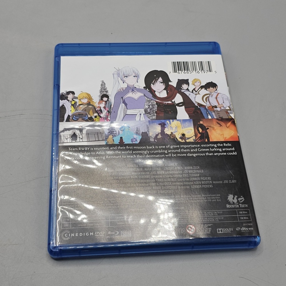 RWBY Volume 6 Blu-ray + DVD Combo Pack 2019 Excellent Condition - Picture 5 of 7